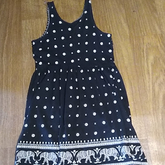 Girls print pattern dress - Picture 3 of 4